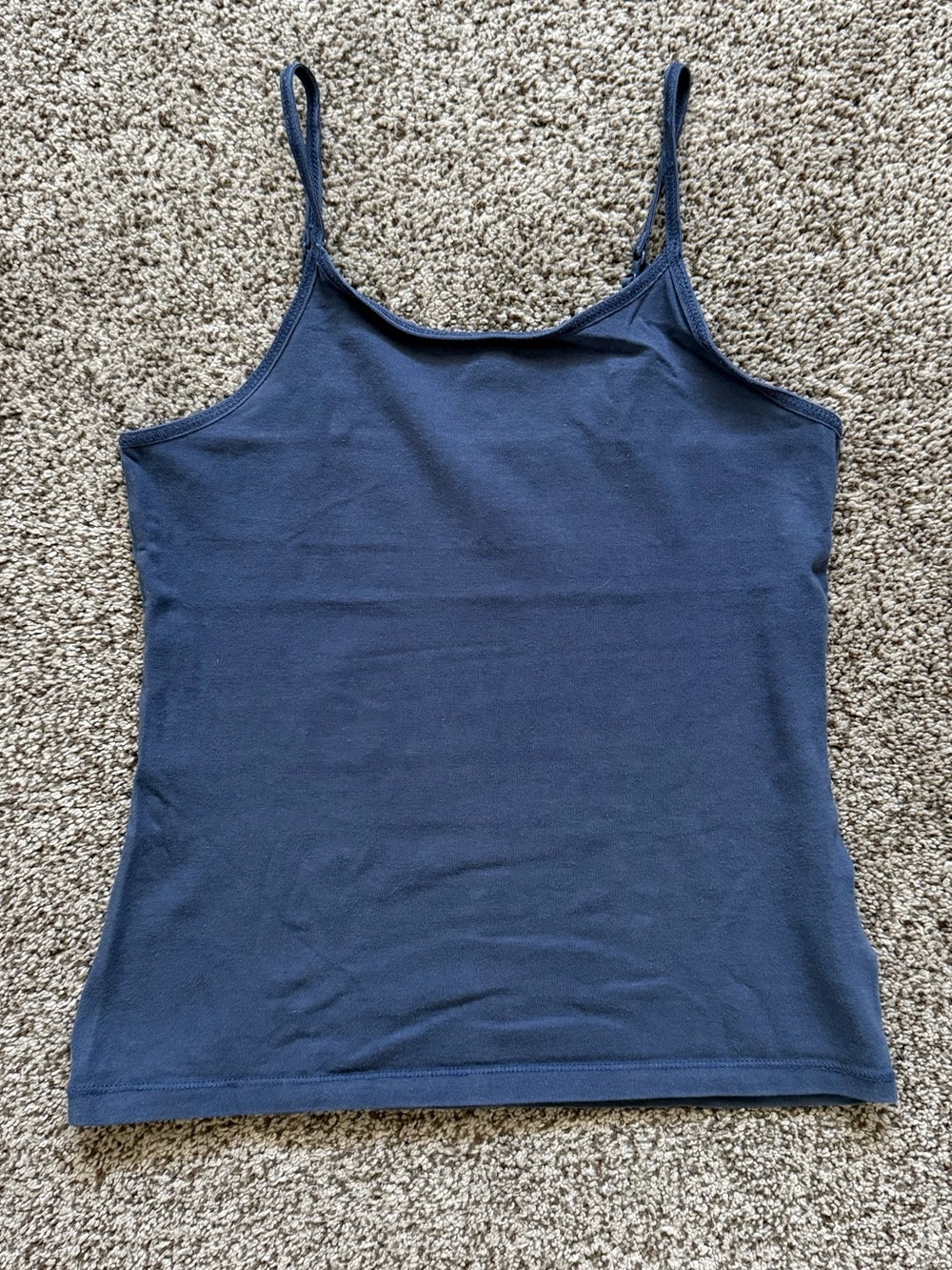 Old Navy Super Girl’s Navy Blue Cami Tank Top With Adjustable Spaghetti Straps